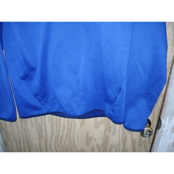 Nike Dri-Fit Jacket Blue With Black Trim 1/2 Zip Pullover Mens Size Medium - Picture 14 of 14